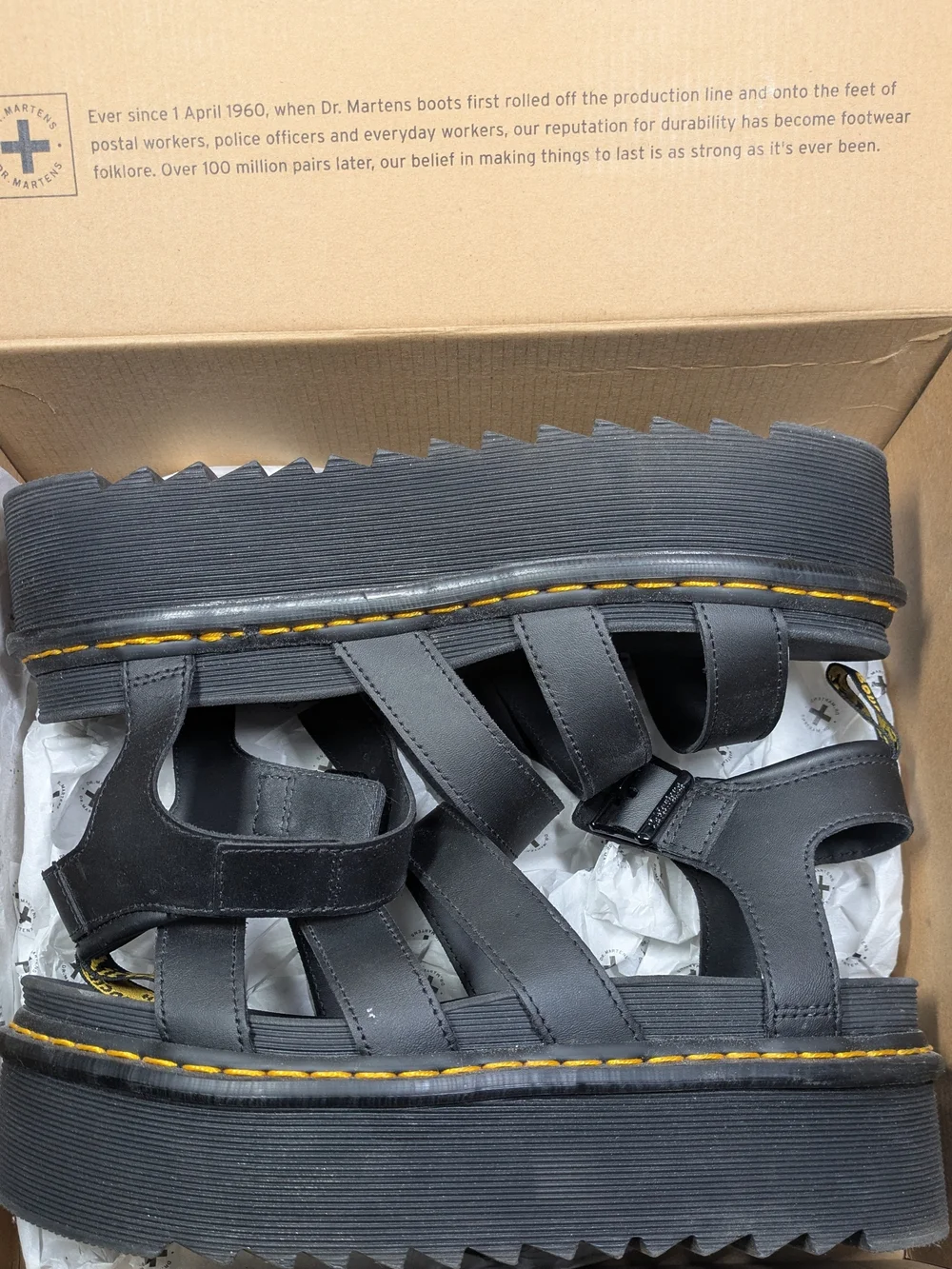 Dr. Martens Blaire Quad Platform Sandals
